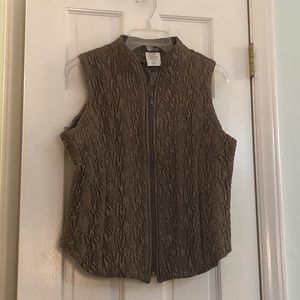 Taylor Brooke Women’s Green Vest Medium